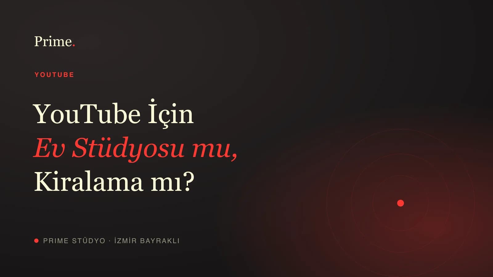 YouTube videosu çekimi için kurulmuş kamera ve stüdyo ışığı