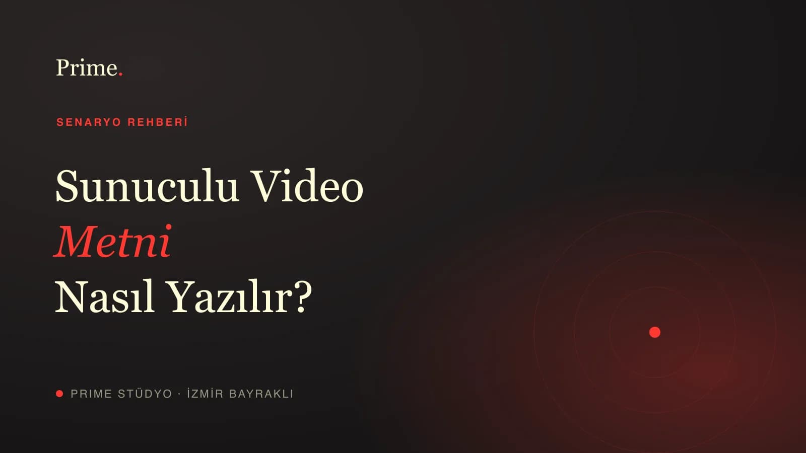 Sunuculu video çekimi için prompter ve kamera