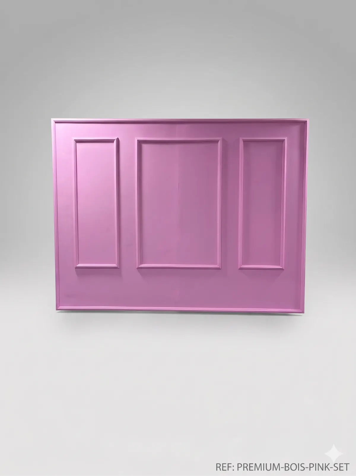 Pembe boiserie klasik lambri duvar