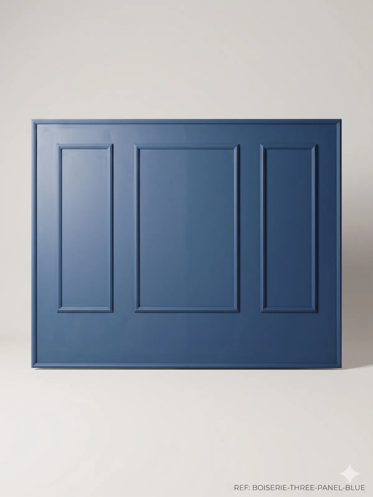 Lacivert boiserie klasik panel