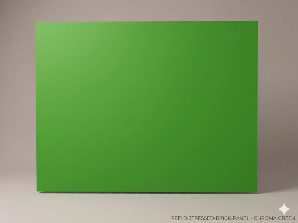 Yeşil chroma key green screen duvar